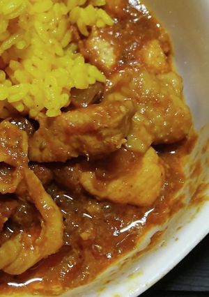 粉から作るインデイアンチキンカレー-レシピのメイン写真