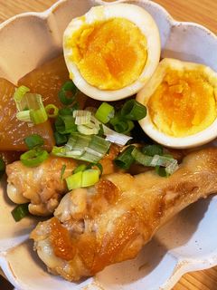 手羽元と大根とたまごの甘辛煮-レシピのメイン写真