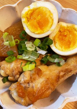 手羽元と大根とたまごの甘辛煮-レシピのメイン写真
