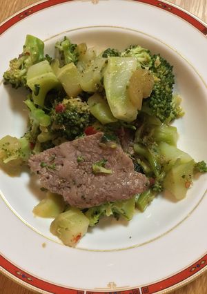 牛肉とブロッコリーのピリ辛しょうゆ炒め-レシピのメイン写真