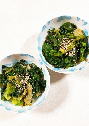 レタスの外葉のおひたし-レシピのメイン写真