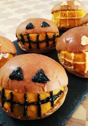 ハロウィンに☆簡単デコレーションパン-レシピのメイン写真