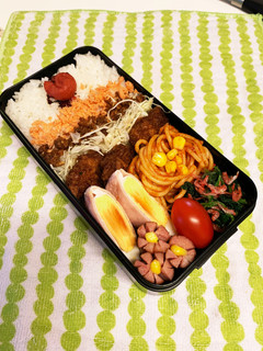 中学生男子 お弁当の日 10/4-レシピのメイン写真