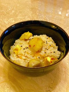 秋の味♡もちもち栗ごはん-レシピのメイン写真