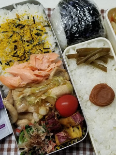 豚肉キャベツ炒め弁当(10.4)-レシピのメイン写真