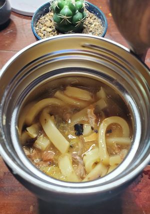 【スープ食】サバ缶うどん-レシピのメイン写真