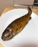 釣り堀で釣ったニジマス☆バター醤油ソテー