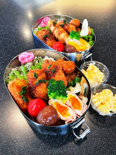 高校生弁当 10月4 牡蠣フライ弁当-レシピのメイン写真