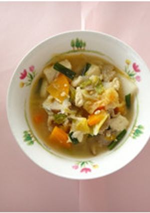 【学校給食】ごまキムチ鍋-レシピのメイン写真