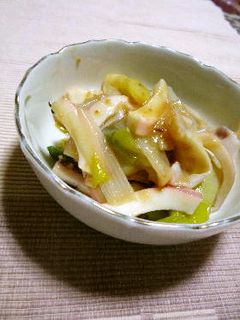 煮いかとネギの酢味噌和え 「ぬた」-レシピのメイン写真