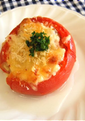トマトのカップ焼き-レシピのメイン写真