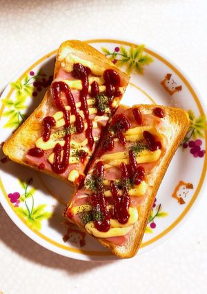 ベーコンのケチャマヨトースト-レシピのメイン写真