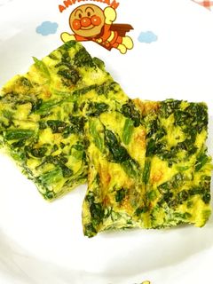 ほうれん草とチーズオムレツ-レシピのメイン写真