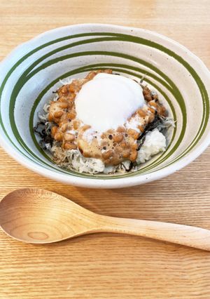 簡単ランチ♪しらす納豆丼-レシピのメイン写真