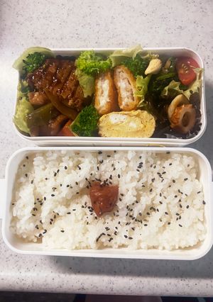 娘中学生お弁当221004-レシピのメイン写真