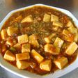 挽肉不使用の麻婆豆腐(風)豆腐とネギだけ