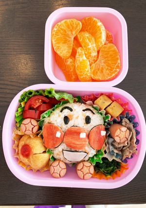 アンパンマンキャラ弁☆幼稚園用☆2歳-レシピのメイン写真
