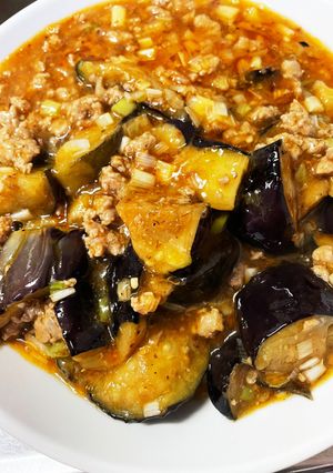 甜麺醤が無い時に！簡単☆麻婆茄子-レシピのメイン写真