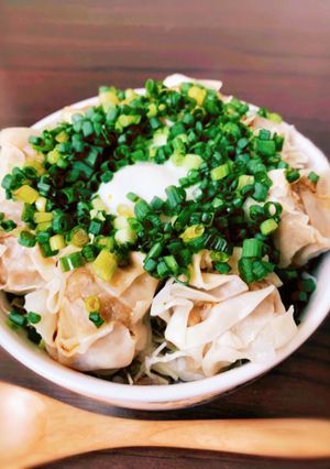 【1人ランチ】爆速！温玉焼売丼-レシピのメイン写真