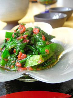 ニラの梅肉和え-レシピのメイン写真