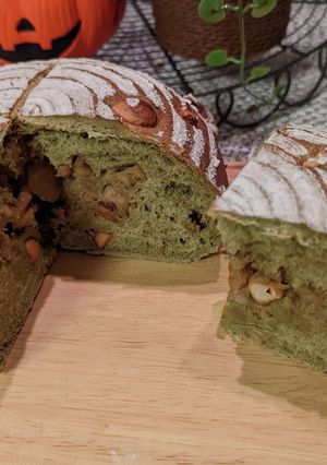 抹茶と栗のカンパーニュ-レシピのメイン写真