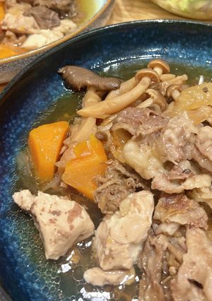 ホットクック&味どうらくで絶品簡単肉豆腐-レシピのメイン写真