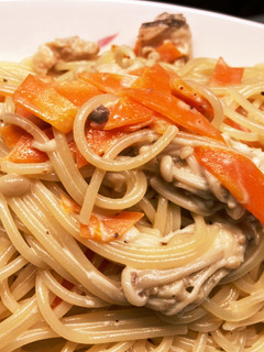 余ったクリーム煮でパスタ-レシピのメイン写真