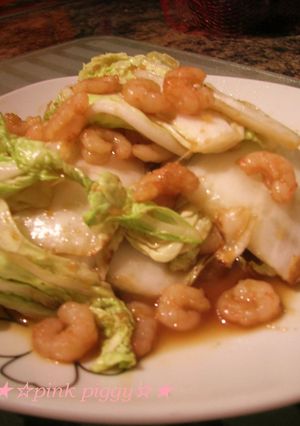 白菜と小エビの生姜焼き-レシピのメイン写真