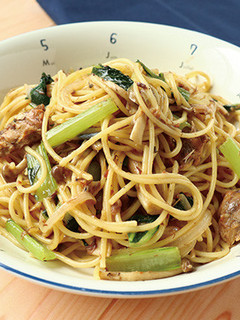 さば缶としめじの和風パスタ-レシピのメイン写真