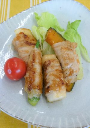 彩り野菜の肉巻き-レシピのメイン写真
