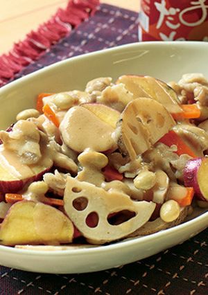 秋野菜と豚肉のフライパン蒸し-レシピのメイン写真