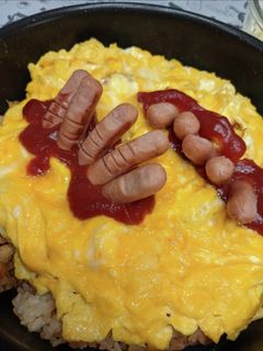 オムライスから指-レシピのメイン写真