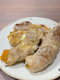 肉巻きかぼちゃ-レシピのメイン写真