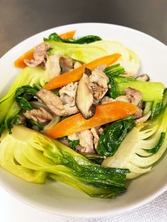 豚こま肉と青梗菜のオイスターソース炒め☆-レシピのメイン写真