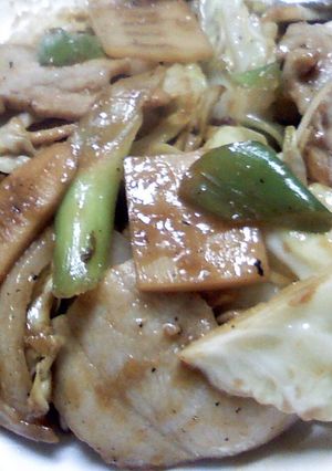 普段の調味料で回鍋肉風-レシピのメイン写真