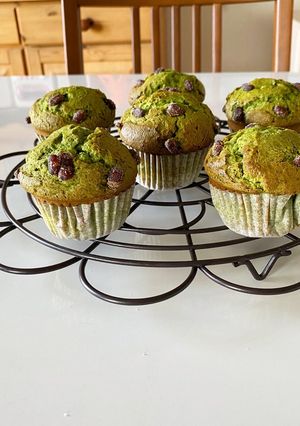 甘納豆の抹茶マフィン-レシピのメイン写真