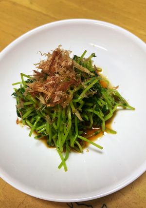 豆苗のスダチお浸し-レシピのメイン写真