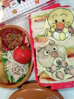 ベビーアンパンマン&ばいきんまん弁当~♪-レシピのメイン写真