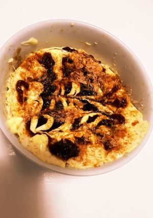 豆腐と卵でヘルシーお好み焼き-レシピのメイン写真