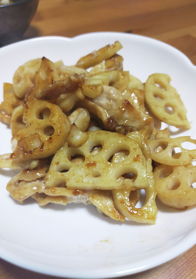 れんこんと、豚肉のオイスター炒め-レシピのメイン写真