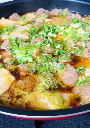 【すき煮】フライパンごと・ド〜ン-レシピのメイン写真