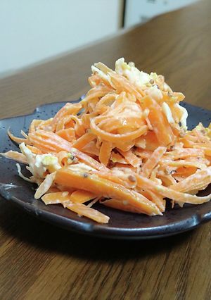 鶏ささみとにんじんの粒マスタード和え-レシピのメイン写真