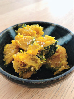 かつおだしのしみた*ごまかぼちゃ-レシピのメイン写真