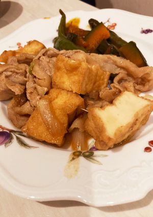 豚肉と絹厚あげの放置レシピ祝人気検索1位-レシピのメイン写真