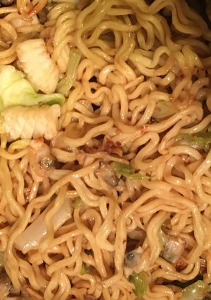 海鮮　シーフードオイスターソース焼きそば-レシピのメイン写真