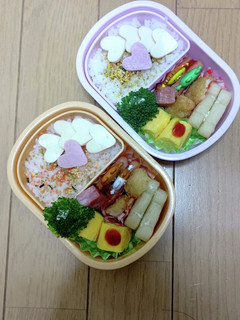 お弁当 双子 記録用⑿-レシピのメイン写真