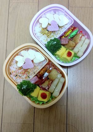 お弁当 双子 記録用⑿-レシピのメイン写真