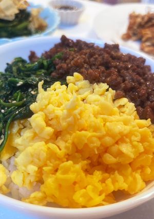 角煮、チャーシューのタレでそぼろ丼-レシピのメイン写真