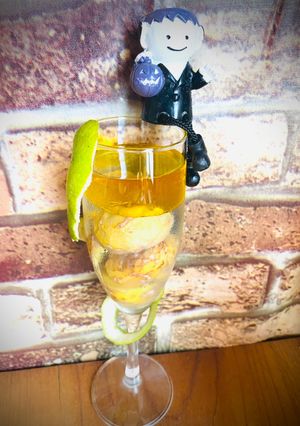 栗の蜂蜜漬け　ハロウィンカクテル-レシピのメイン写真