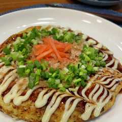 รูปของ 粉無し☆鯵とキャベツのふわふわお好み焼き